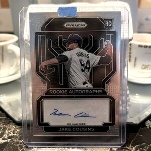 Jake Cousins Autographed Sports Card